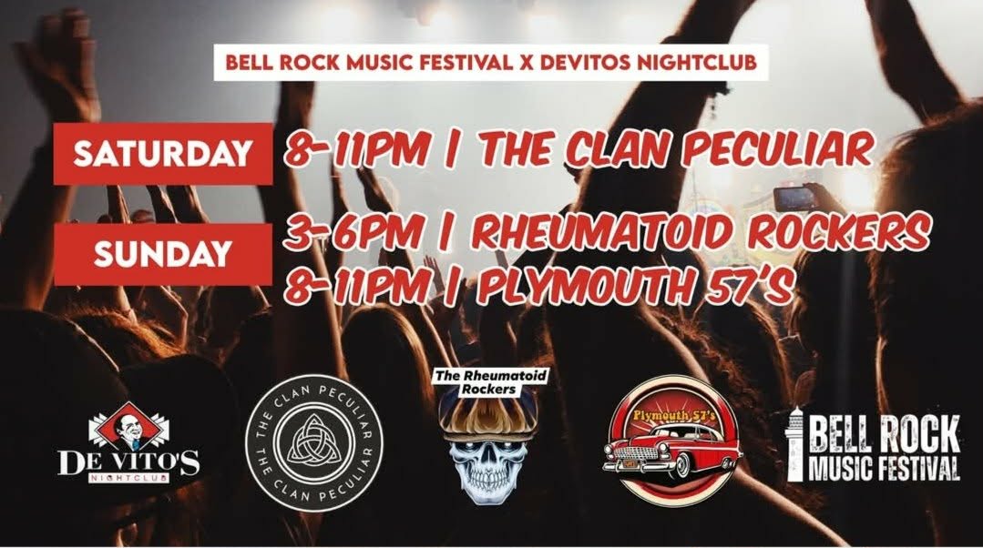 Archived Plymouth 57’s gig poster for Bell Rock Music Festival