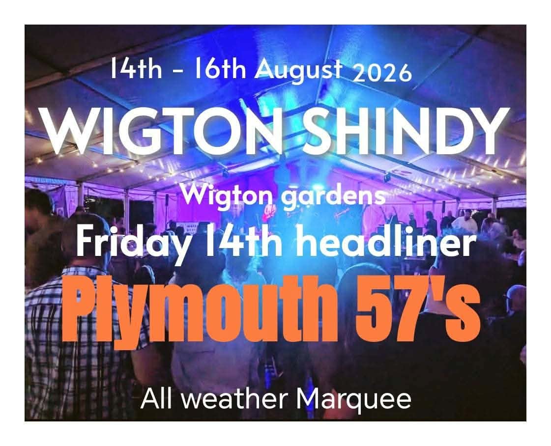 Plymouth 57’s gig poster: Wigton Shindy