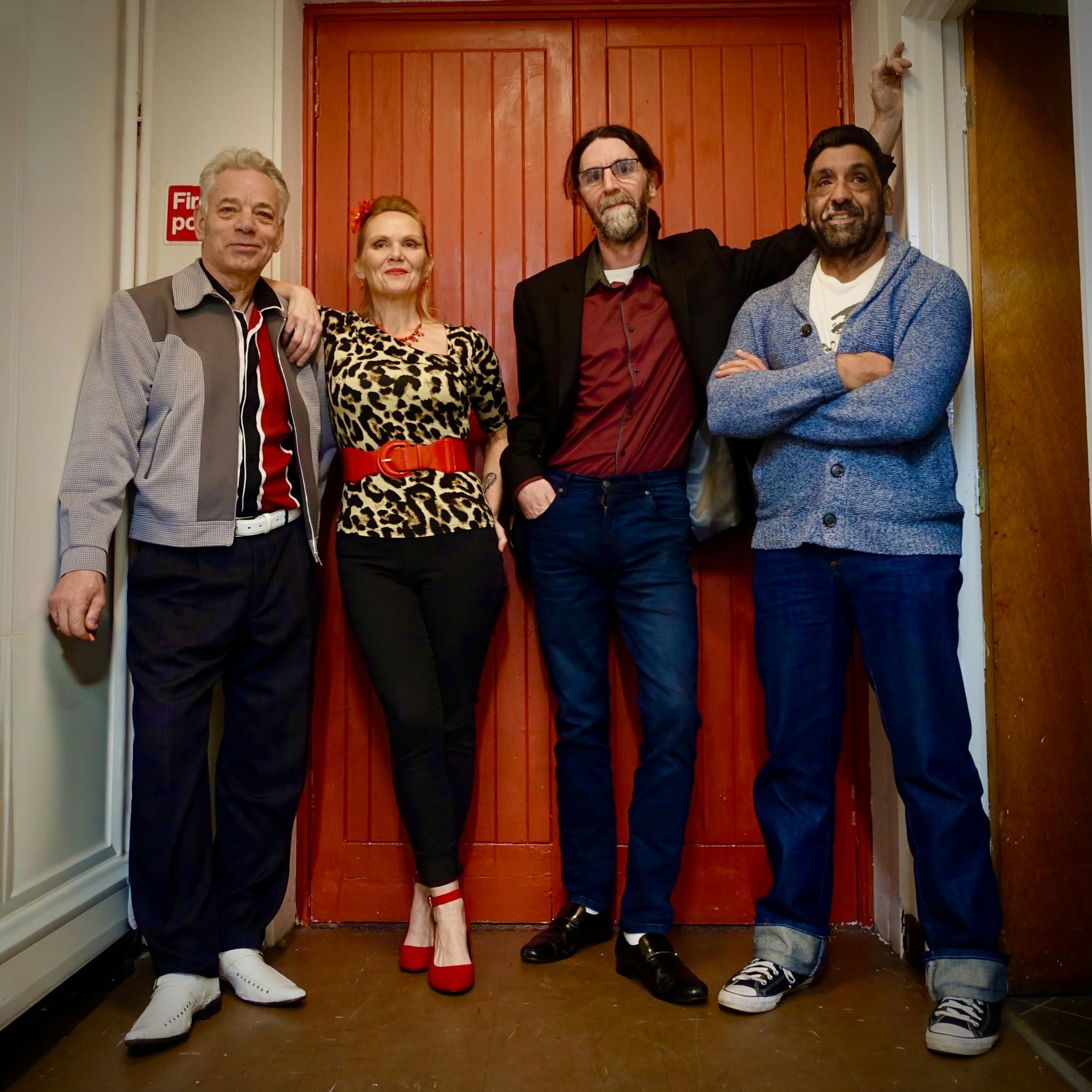 Plymouth 57’s standing together for a band portrait